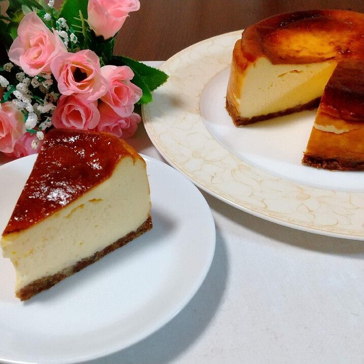 難しい工程なし♪〜しっとりベイクドチーズケーキ〜